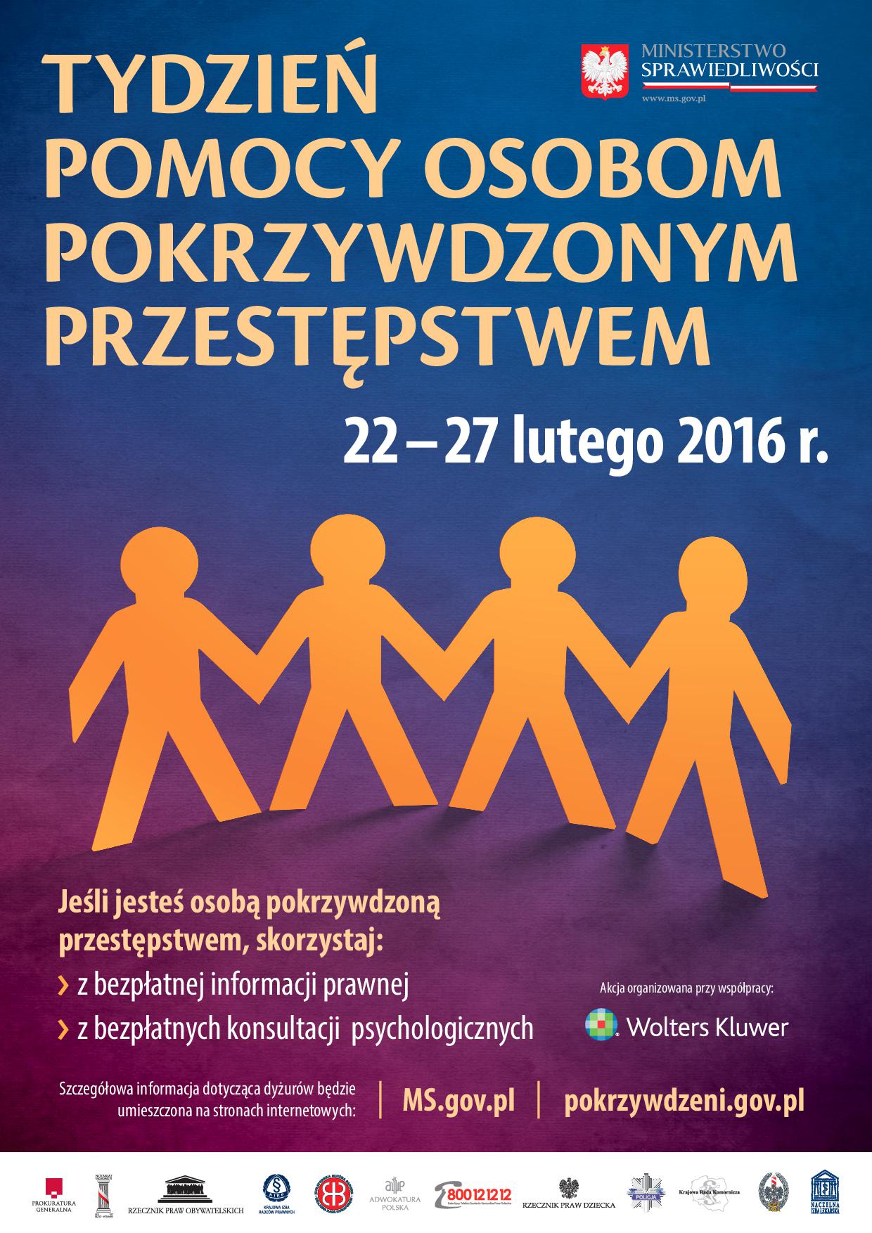 Tydzień Pomocy Osobom Pokrzywdzonym Przestępstwem 2016